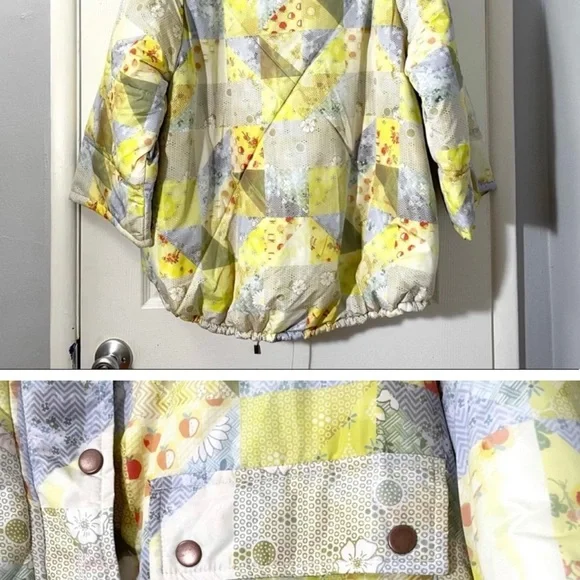 UO Kit Printed Nylon Puffer Jacket - Picture 2 of 10